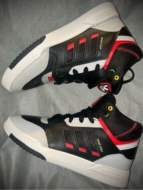 NEW Adidas Drop Step J “Vivid Red” Unisex Junior Sz 5